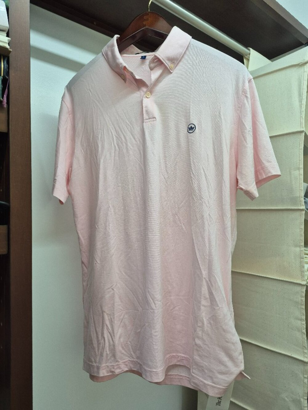 Peter Millar Crown Crafted Pink Polo Shirt Men's Large